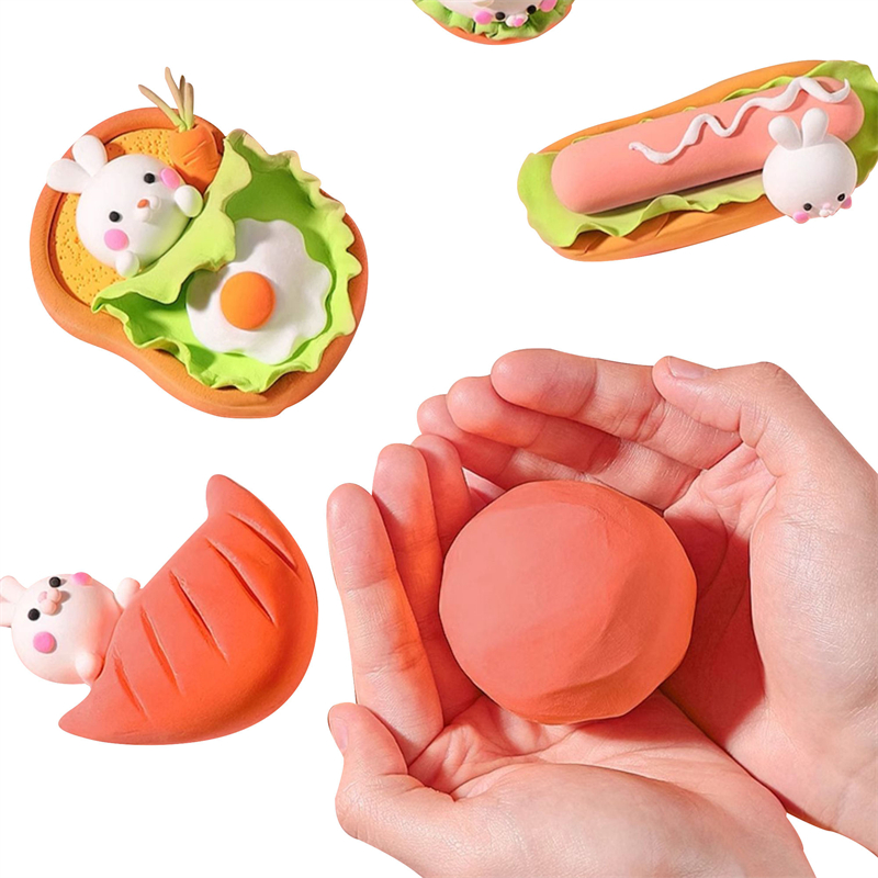 এই দরুনীয় প্লাস্টিকিন প্যাকেট ব্যবহার করে খেলুন, ঢালুন এবং সহজেই তৈরি করুন