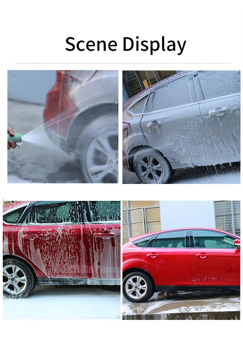 sps car cleaning spray bottle car wash transparent snow foam cannon high pressure pa foam lance-11