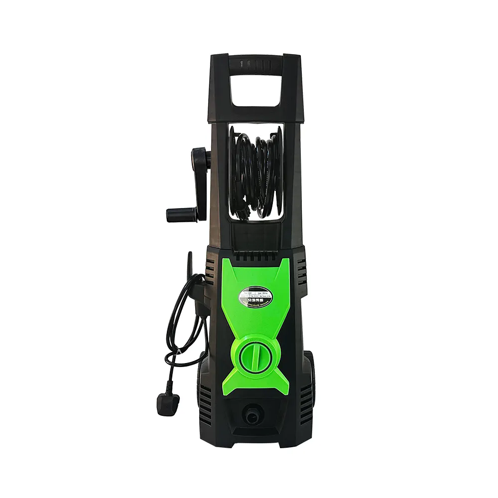 1800W Brass Induction Motor Electric High Pressure Cleaner Washer Pump 140Bar Automatic Electric Portable Mobile Car Washer Machine 