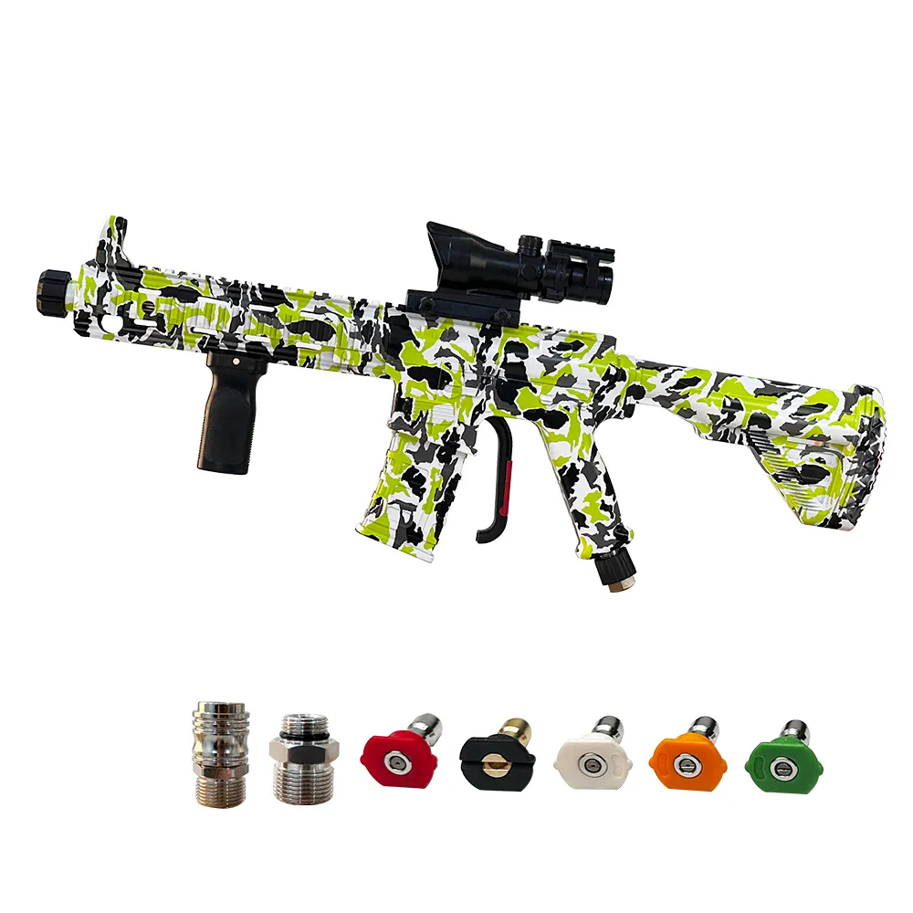 5000 PSI כוח גבוה קרחידור מים נקיה לחץ שוטר עם 5 קצוות M22 תואמים