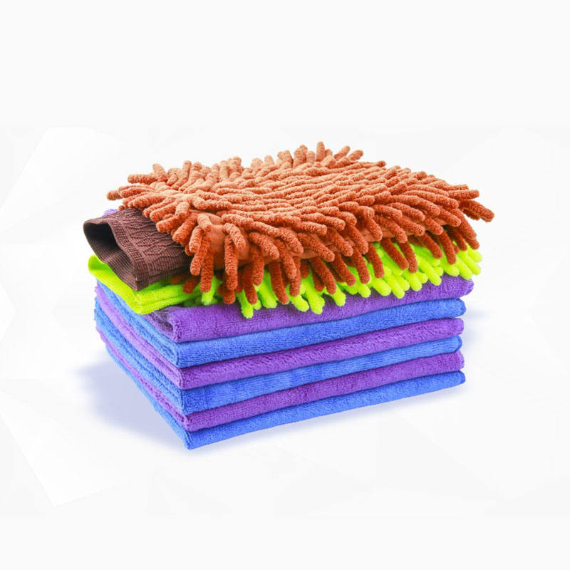 SPS Хит продаж, микрофибра, тряпка, перчатки для мытья автомобиля, набор инструментов для уборки