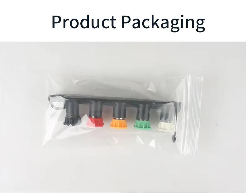 4 quick connect 5 color nozzle stand holder high pressure washer nozzle car wash tips-10