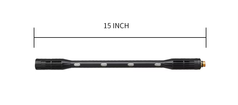 sps 15 inch 7pcs 4000psi car cleaning pressure washer gun extension wand with 6pcs nozzle stainless steel rod kit for cleaning-3