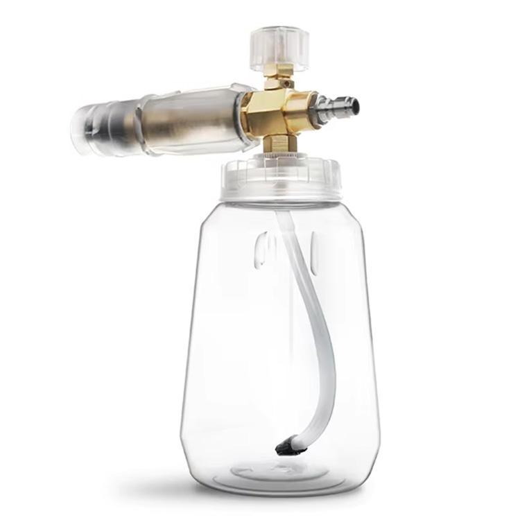 Foam Cannon for Pressure Washer Transparent Bottle Heavy Duty 1/4 Inch Quick Connect High Pressure Snow Foam Lance