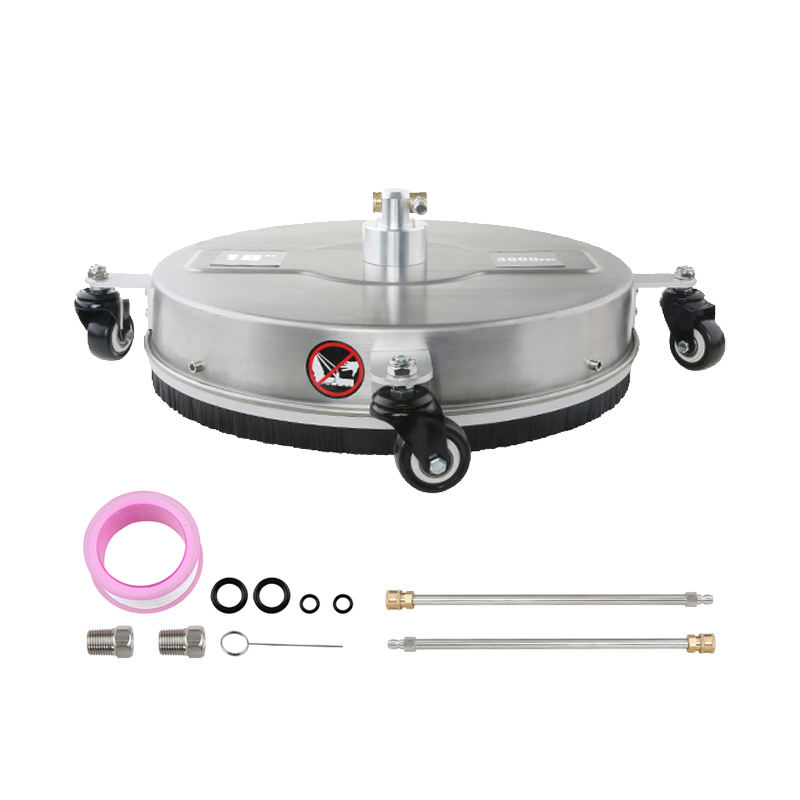 18 Inch Pressure Washer Surface Cleaner Stainless Steel Pressure Washer Rotary Flat Surface Cleaner