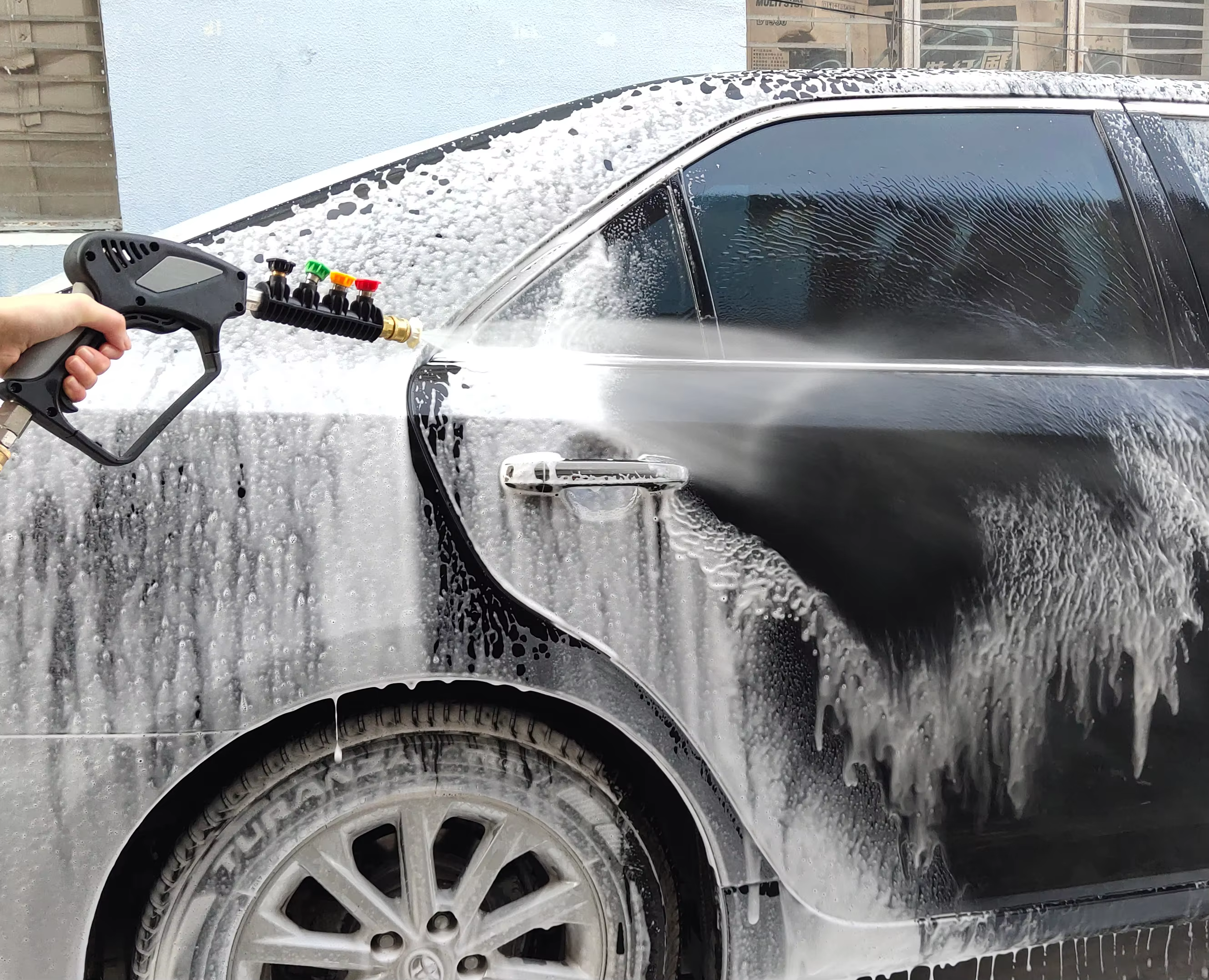 sps hot sale 5000 psi high pressure washer parts spray car cleaning water guns for car wash-3