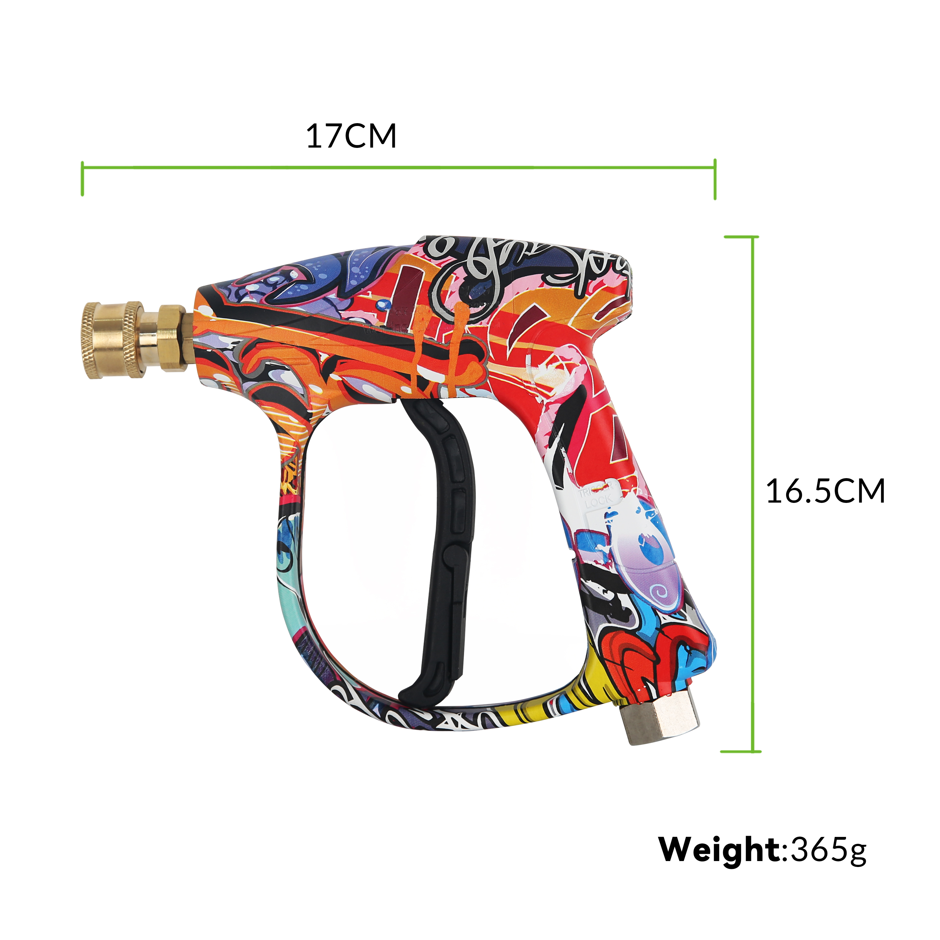 Κάνετε τους καθαριστικούς χορδούς εύκολους με το πιστόλι νερού πλυσίματος.