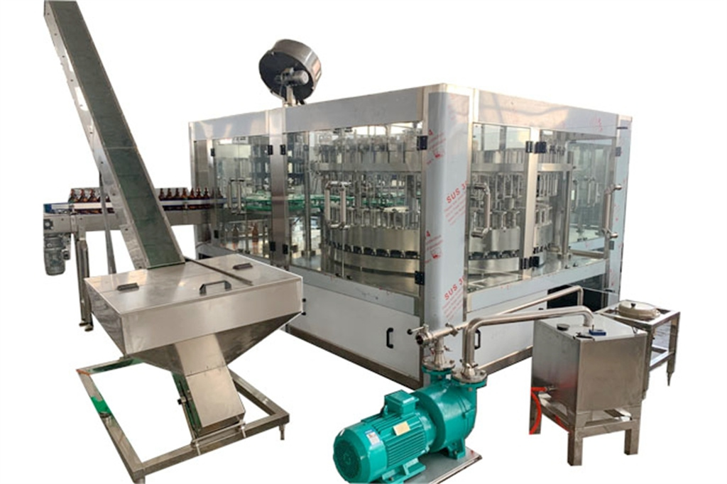 Máquina de llenado de botellas de cerveza