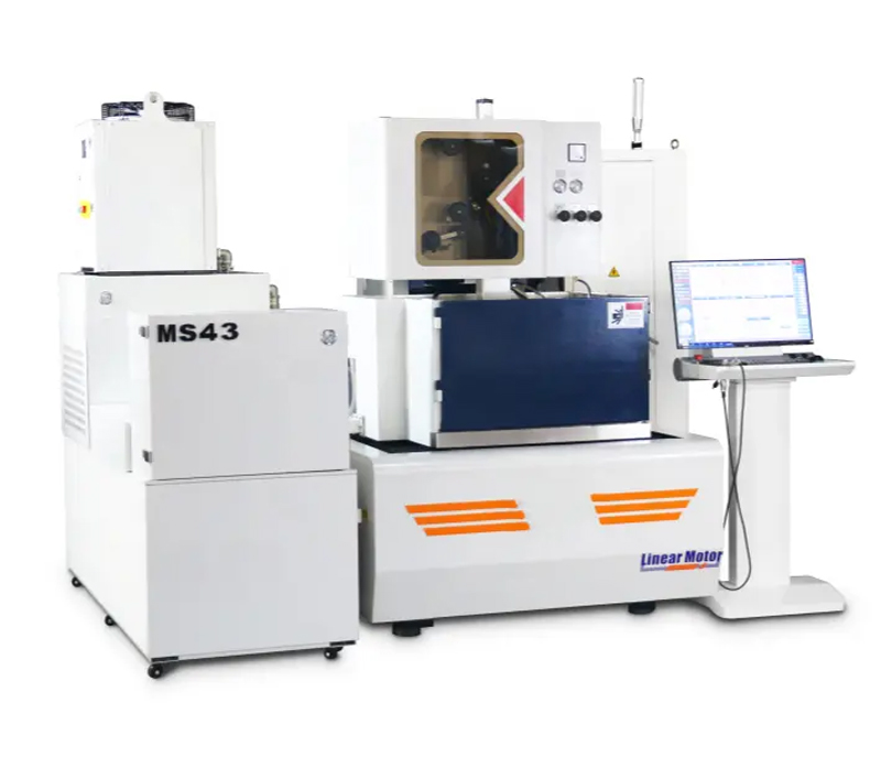 חיתוך חוט פליז דיוק גבוה DS430 edm cnc מכונת חיתוך חוט הברגה אוטומטית חיתוך תיל פליז מסוג edm