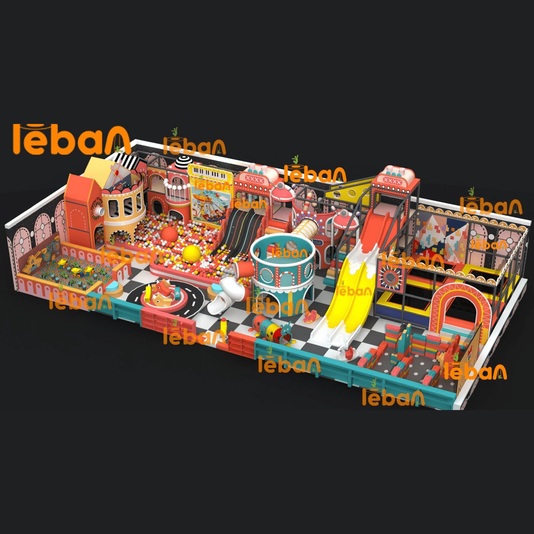 レバノンレトロカーニバルインドアプレイグラウンド