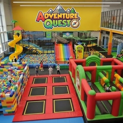 Детский рай: крытая игровая площадка в стиле Legaao