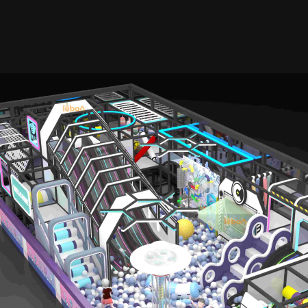 Игровой парк с космической тематикой в Торговом центре Yueqing, Китай