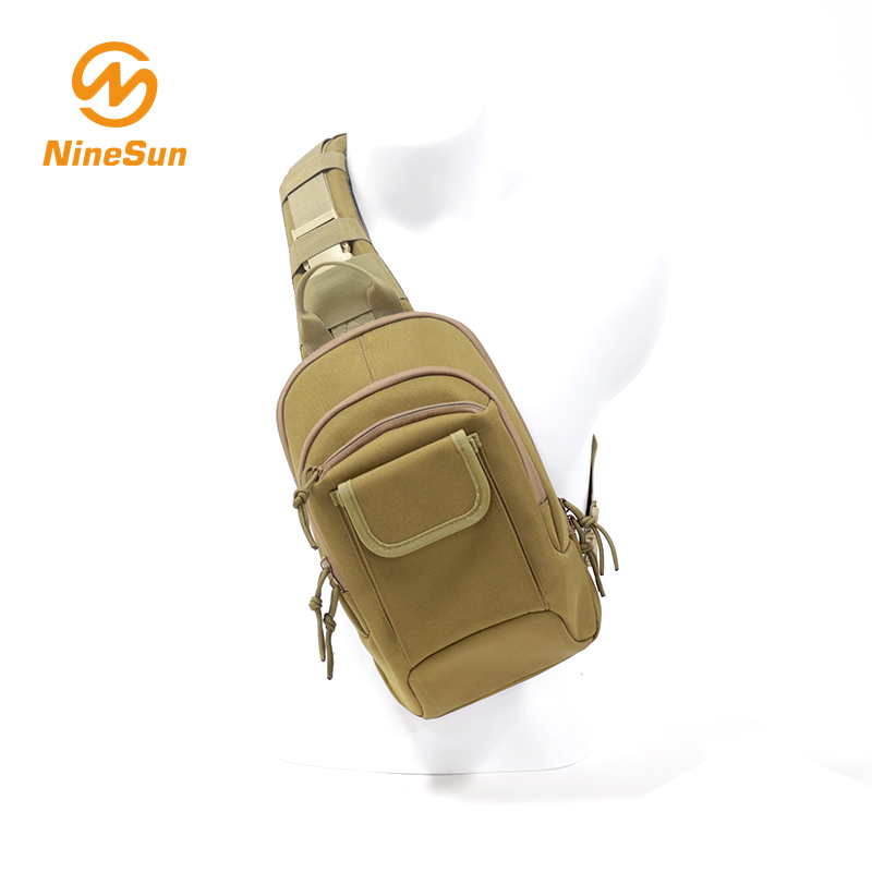 TcBP-304-NL-BN Zaino Tattico Nylon Marrone Borsa a Tracolla Borsa a Spalla Borsa a Tracolla