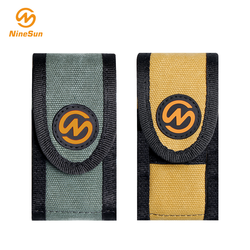 Fodero Multi-Tool TS-302-CV-GN.GR in tela verde gialla