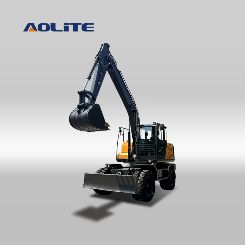 LW120 дизелдүү тегермечтүү экскаватор