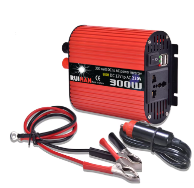 Car power savior! 300W inverter dual USB fast charging, 12V to 110V in seconds