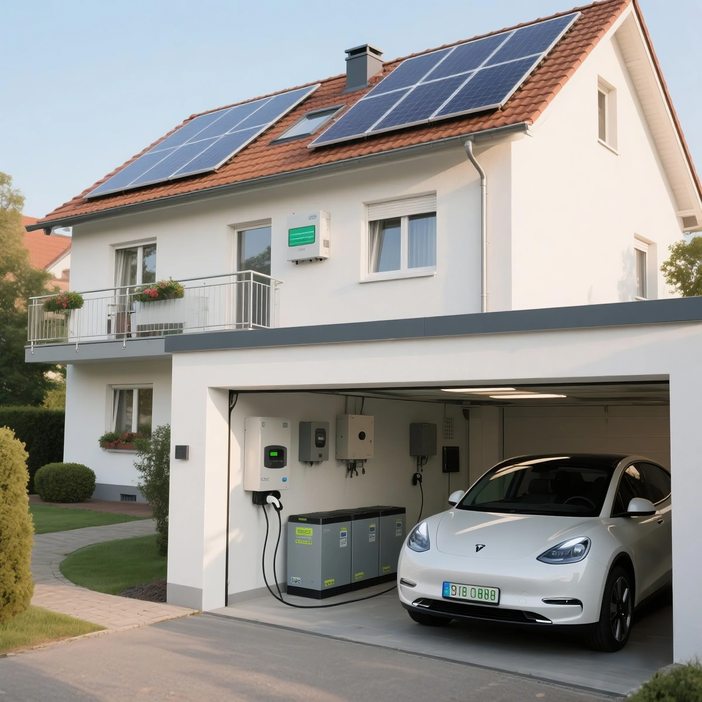 Case of household photovoltaic storage system in Hamburg, Germany