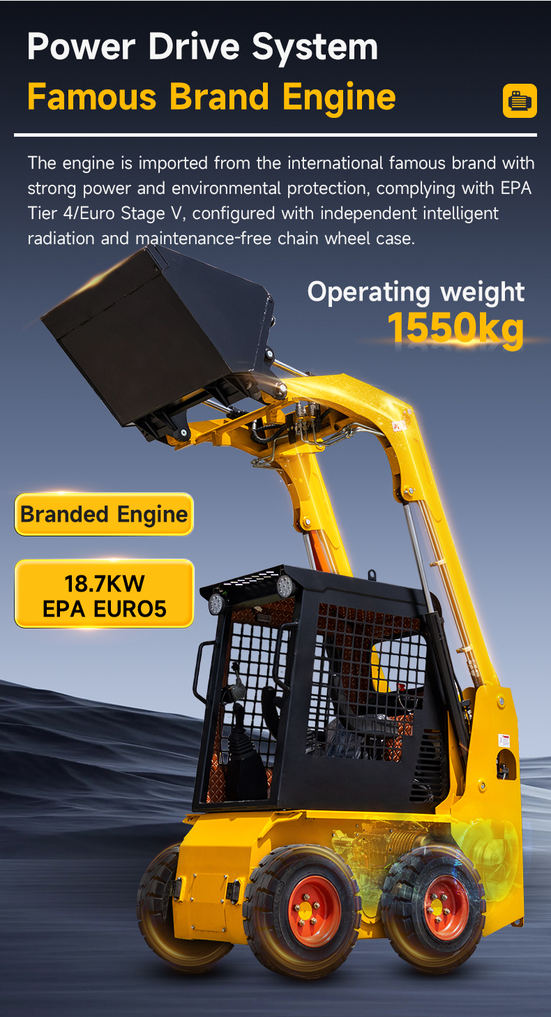 HTHY25 Wheeled Skid Steer Loaders