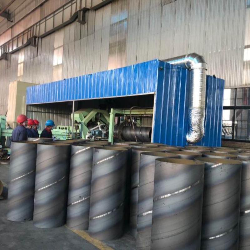 Çelik Barutlu Spirallerli Boru Makinesi