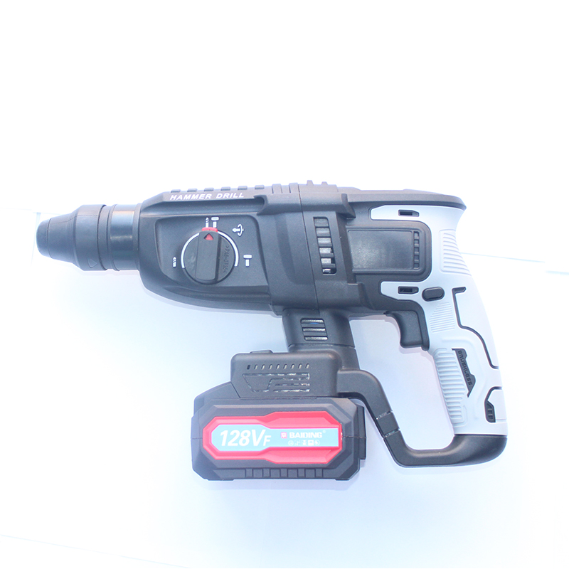 panshanshu serie QC-50 Borstelvrije lichte hamer 2 accu's, een oplader, verpakt in een hoogwaardige plastic doos