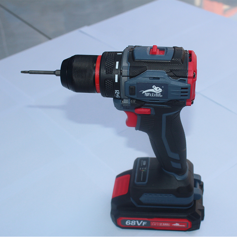 серія panshanshu DZ-12 Безщітковий електродріль 2 батареї, зарядний пристрій, упакований у високоякісну пластикову коробку