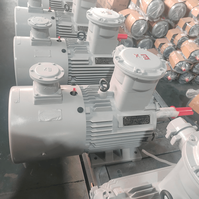 【YBBP80M1-4 - YBBP132M-4】 【0.55-7.5kw】【0.7-10.2hp】 מנוע אסינכרוני שלושה פאזה חסין להבה