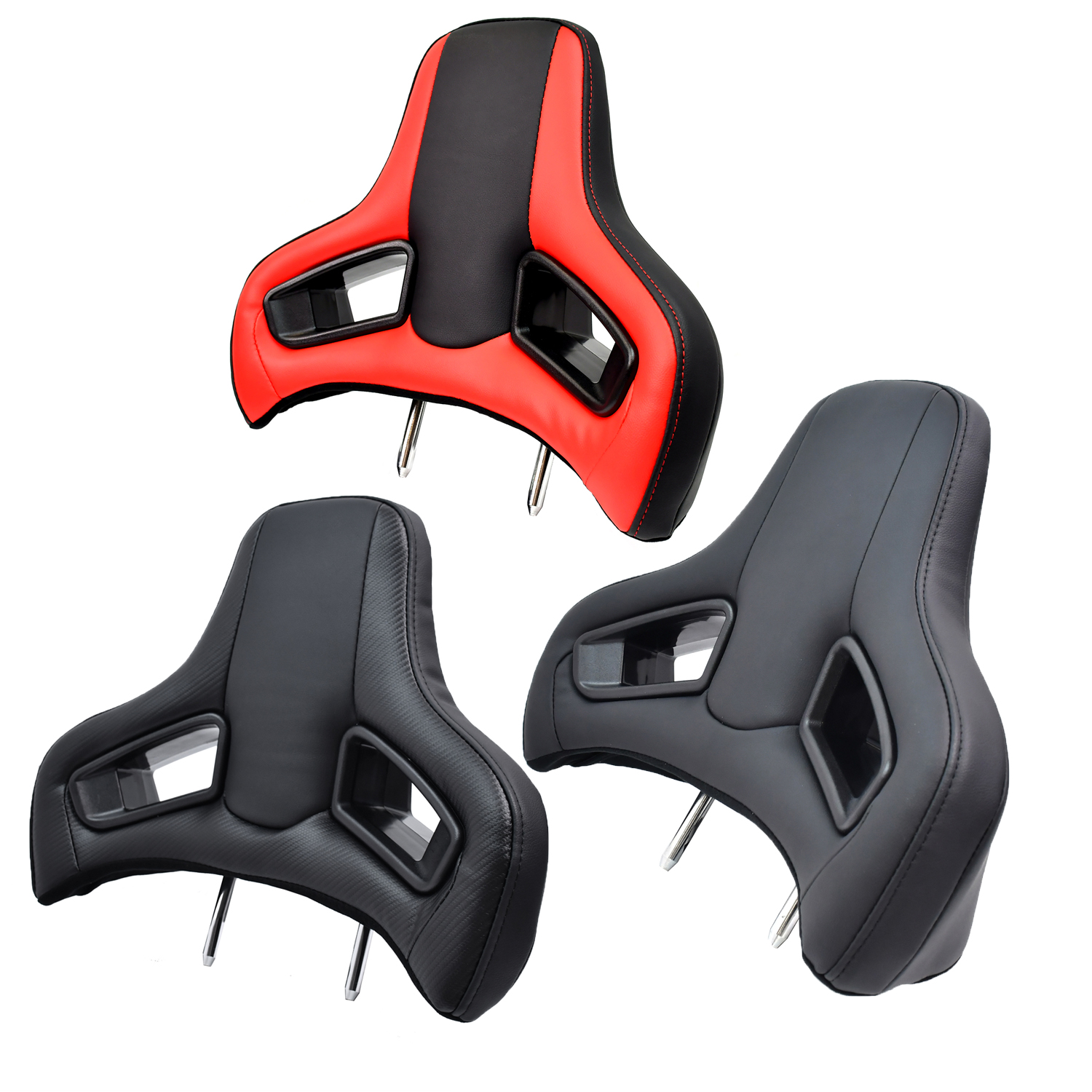 TIYPEOR 1Pair/2PCS Detachable Sport Style Racing Modified Seat Headrest