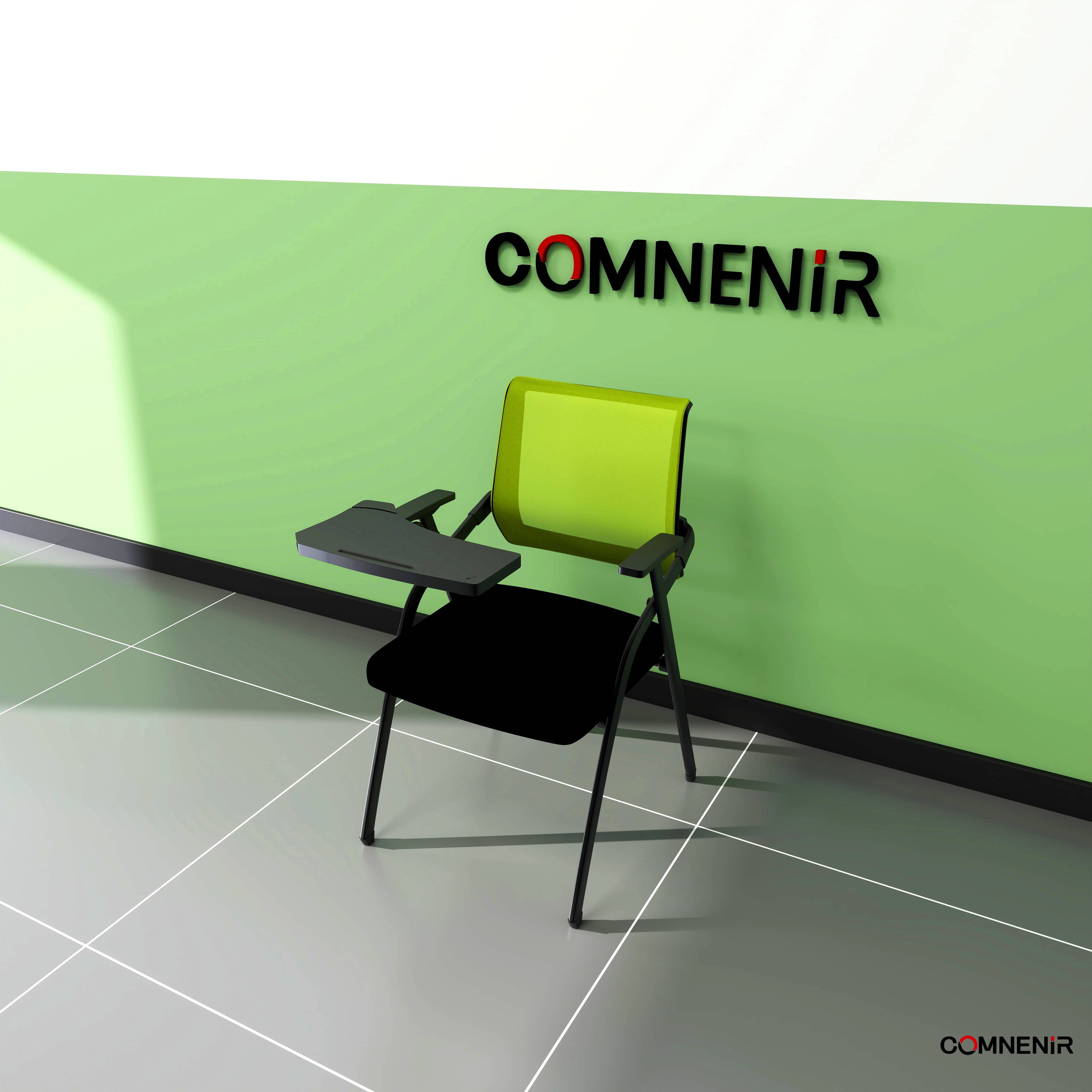 COMNENIR קבוצת כיסאות שולחן בקומה אחת סין הון נמוך לעובדי בית ספר לשימוש בכיתה כיסא תלמיד עם לוח כתיבה