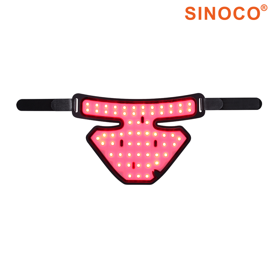 Ev Kullanımı için LED Boyun Güzellik Padi Kırmızı Işık Terapi Boyun Cilt Yenilemesi & Gerilmesi için