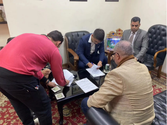 Fans Solution Signing Ceremony in Abroad
