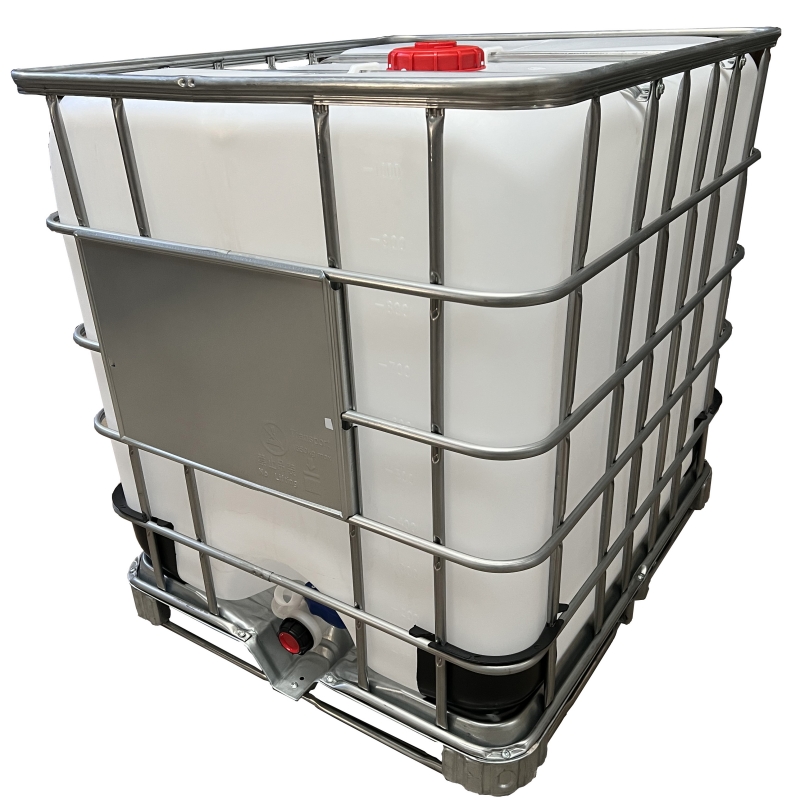 Plastic ibc tank 1000L white