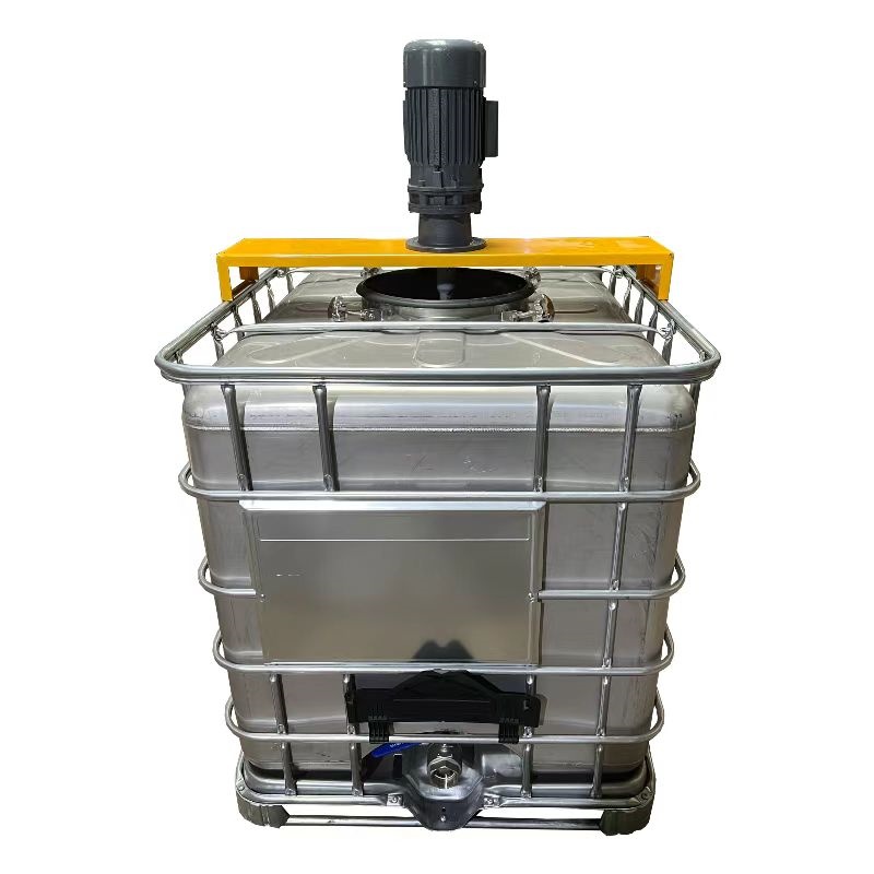 SS tank 1000l karıştırıcı ile