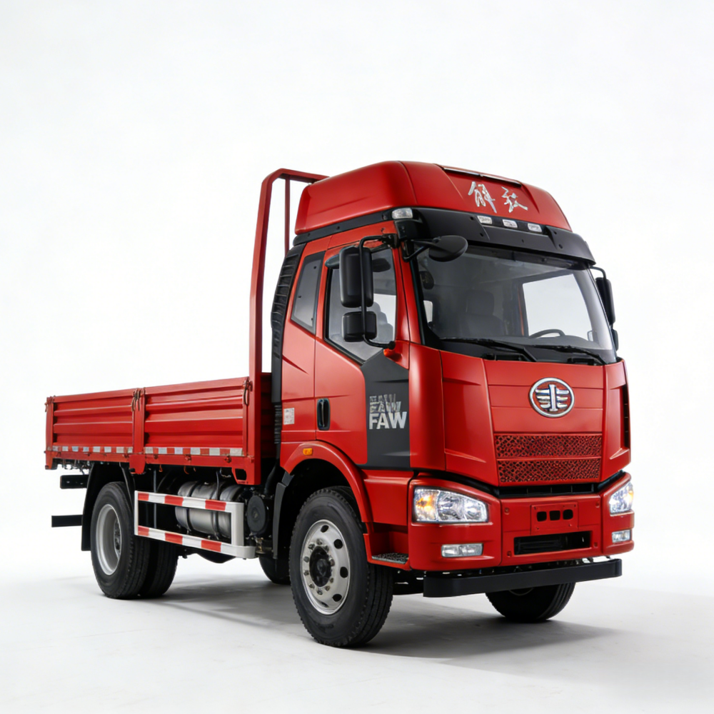משאית מטען FAW Jiefang J6L 4×2 קלה, יעילה ועמידה להובלת לוגיסטיקה עירונית