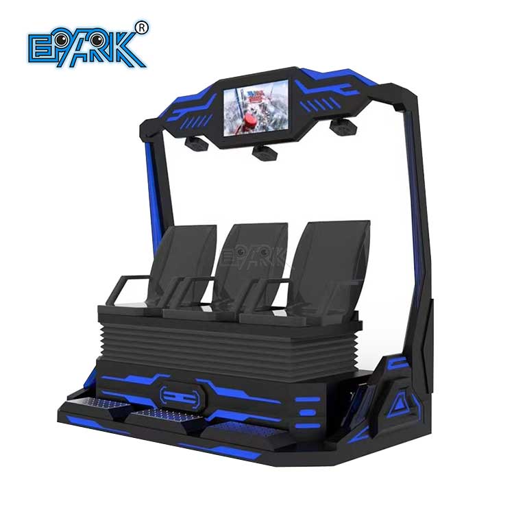 ស៊ីមុលេទ័រ VR ការព្យាករណ៍ជាតិ 3 អង្គភាព 9D VR Chair Cinema