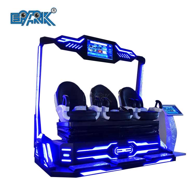 ស៊ីមុលេទ័រ VR ការព្យាករណ៍ជាតិ 3 អង្គភាព 9D VR Chair Cinema