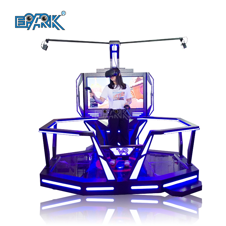 ផ្ទៃកាត់ដោយការដើរ 9d Vr ម៉ាស៊ីនលេងស្ត្រីកការស្មើស្រប