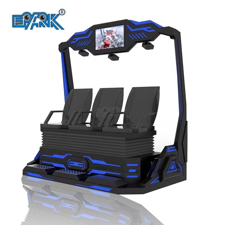 ស៊ីមុលេទ័រ VR ការព្យាករណ៍ជាតិ 3 អង្គភាព 9D VR Chair Cinema