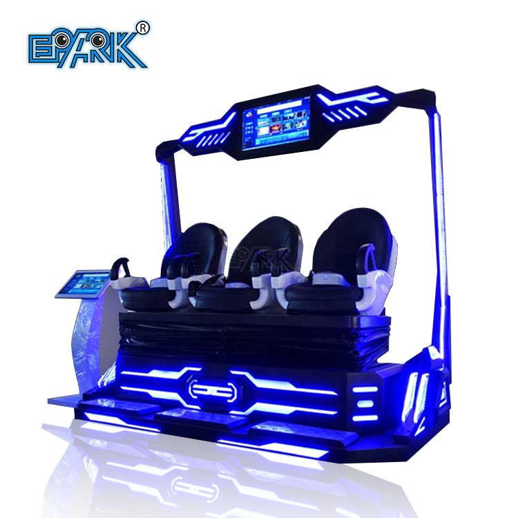 ស៊ីមុលេទ័រ VR ការព្យាករណ៍ជាតិ 3 អង្គភាព 9D VR Chair Cinema