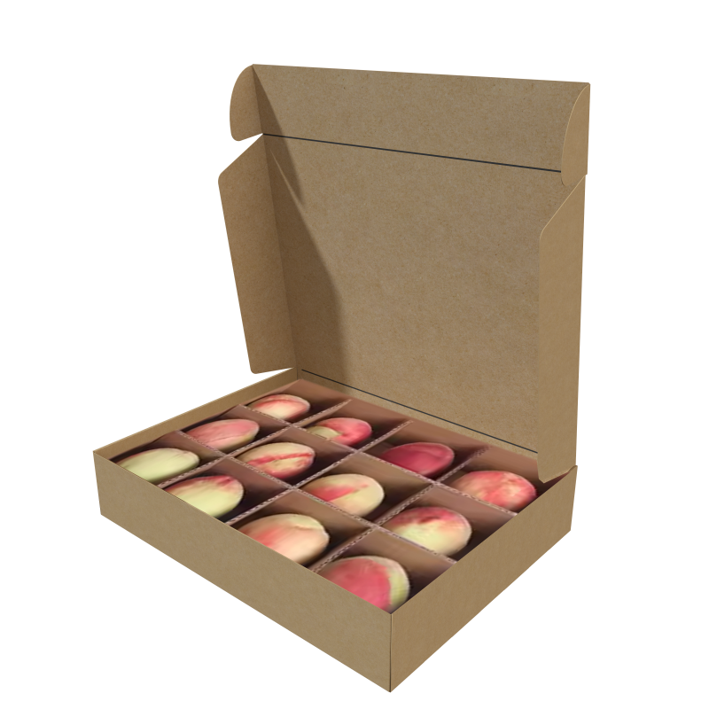Corrugated fruit boxes are suitable for packaging and transporting apples and mangoes in cardboard boxes using environmentally friendly recycled materials