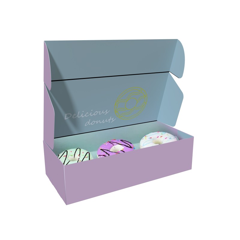 Chocolate Box Manufacturers Wholesale Low Price Cake Dessert Cookies Macaron Gift Paper Cookie Box Packaging