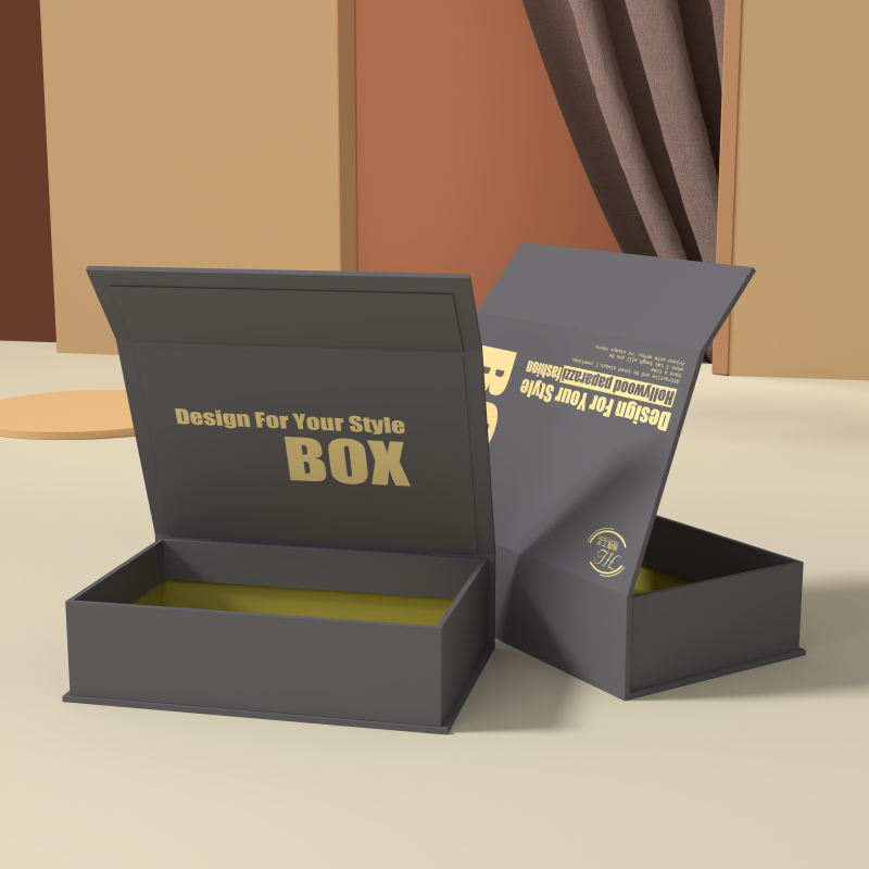 Luxury High-end Black Perfume Packaging Box EVA Perfume Hard Gift Box For 100ml 50ml Small Batch Book Shaped Box Manufacturer