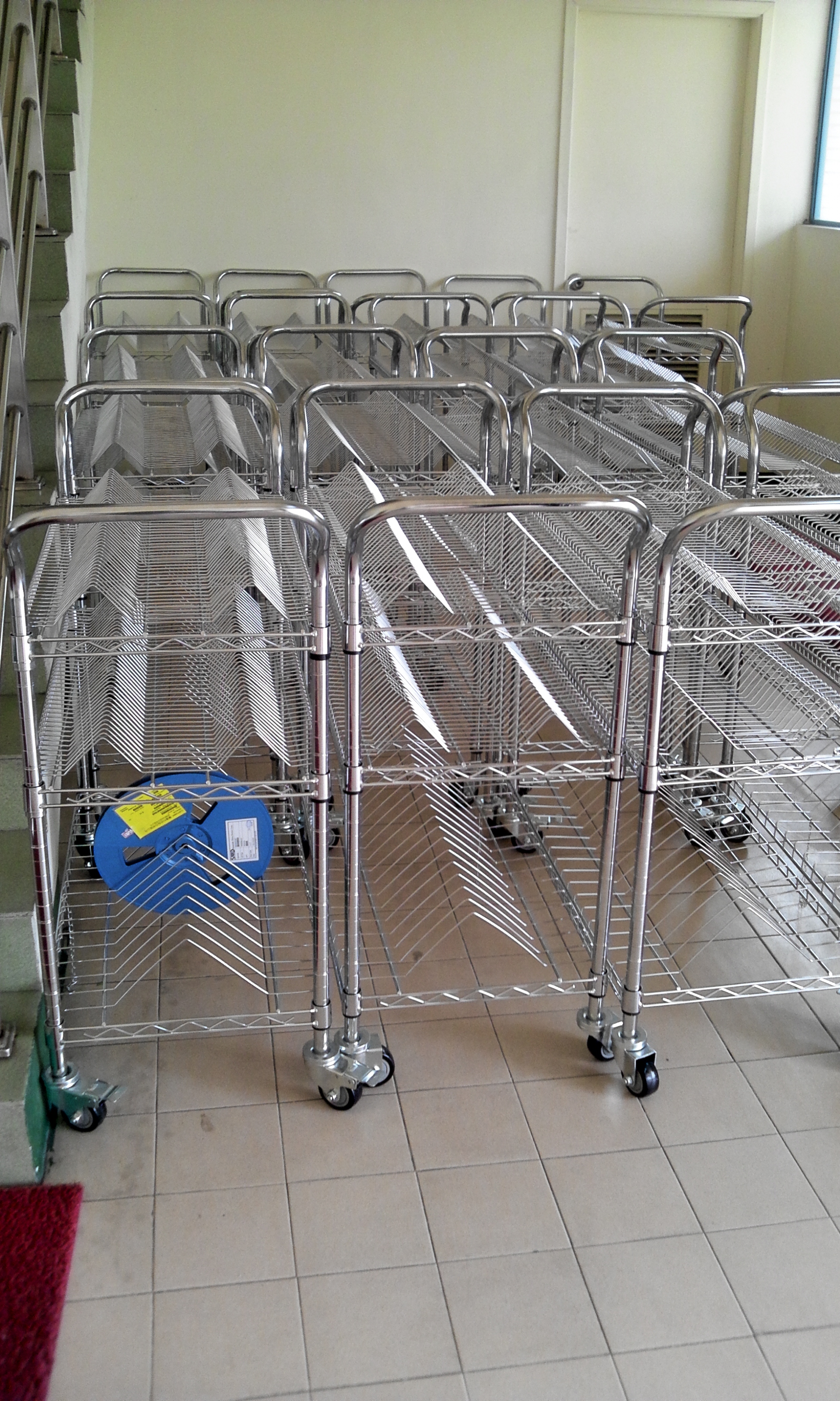 Antistatisk ESD SMT Rulleopbevaringsvogn