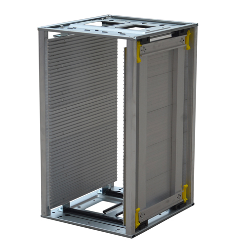 Özelleştirilmiş Vida/Dişli Ray/Kayış Ayarlanabilir ESD PCB Dergi Rafı Antistatik Metal Dergi Rafı SMT Dergi Rafı