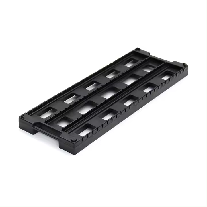 ESD PCB Rafı I-Tipi PCB Depolama Rafı ESD Dolaşım Rafı – Antistatik Dolaşım Rafı, 25 Yuva ile Devre Kartı Koruma