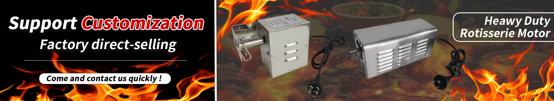 Heavy Duty Rotisserie Motor