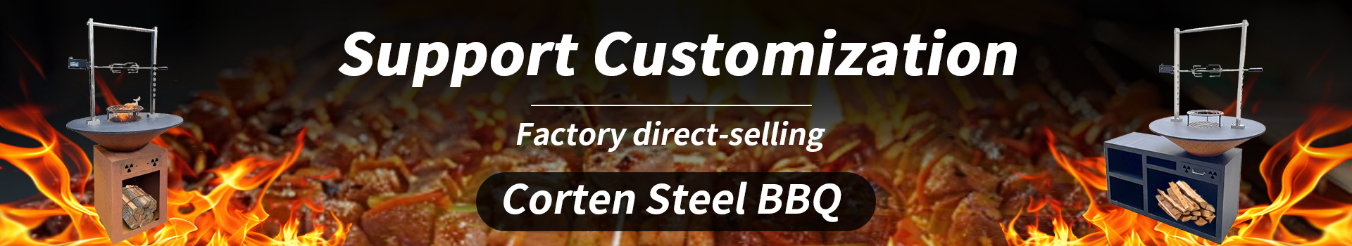 Corten Steel BBQ
