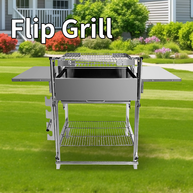 Flip Grill: Campmaid Flip Grill – Your Ultimate Camping Cooking Companion!   　     