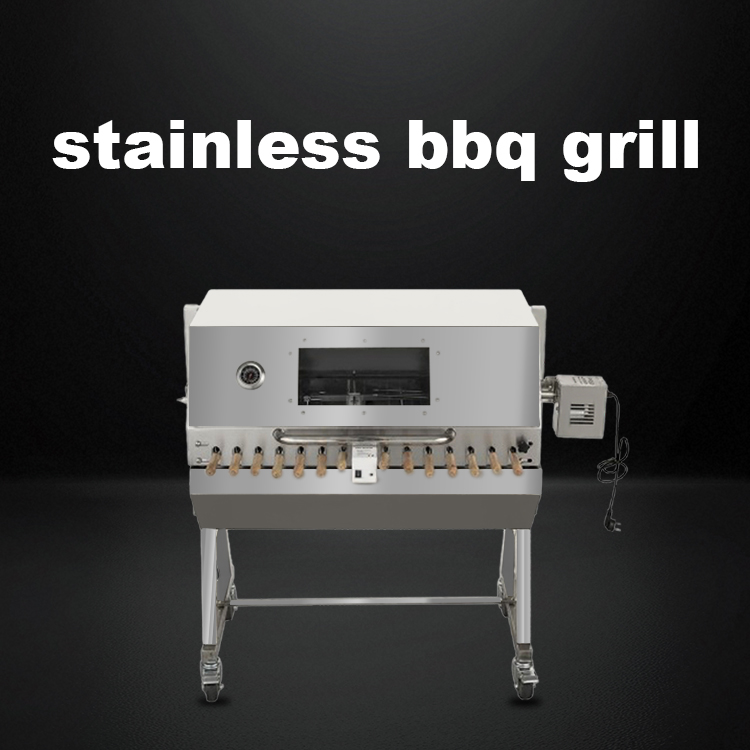 Cyprus BBQ —— Flaming coals cyprus grill spit