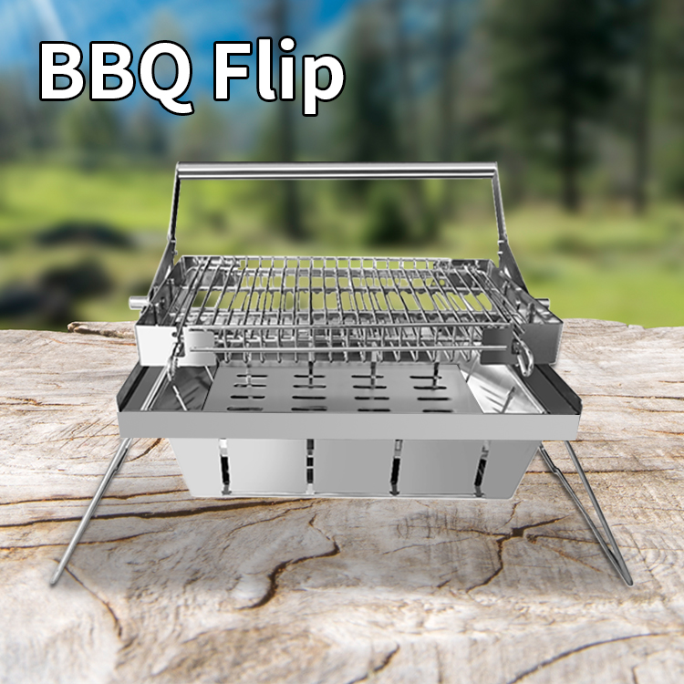 BBQ flip : Portable flip grill, delicious and easy to control ，The Grill That Flips – Effortless Grilling, Double the Flavor