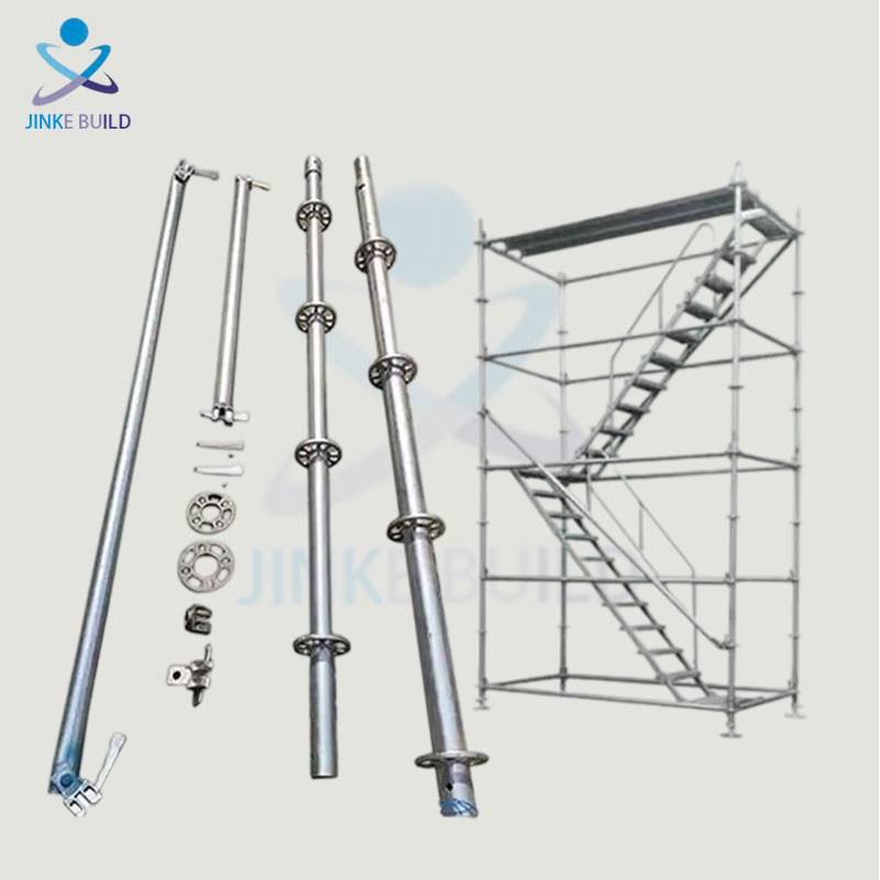 Quality Ladder Scaffolding Speed Lock Steel Frame Scaffolding Construction Tools Hot Dip Galvanized for Prop Scaffold Material